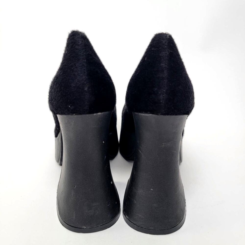 Vintage 90s Morbid Threads Goth High Heel Platform Witchy Shoes - 8 - Picture 8 of 10